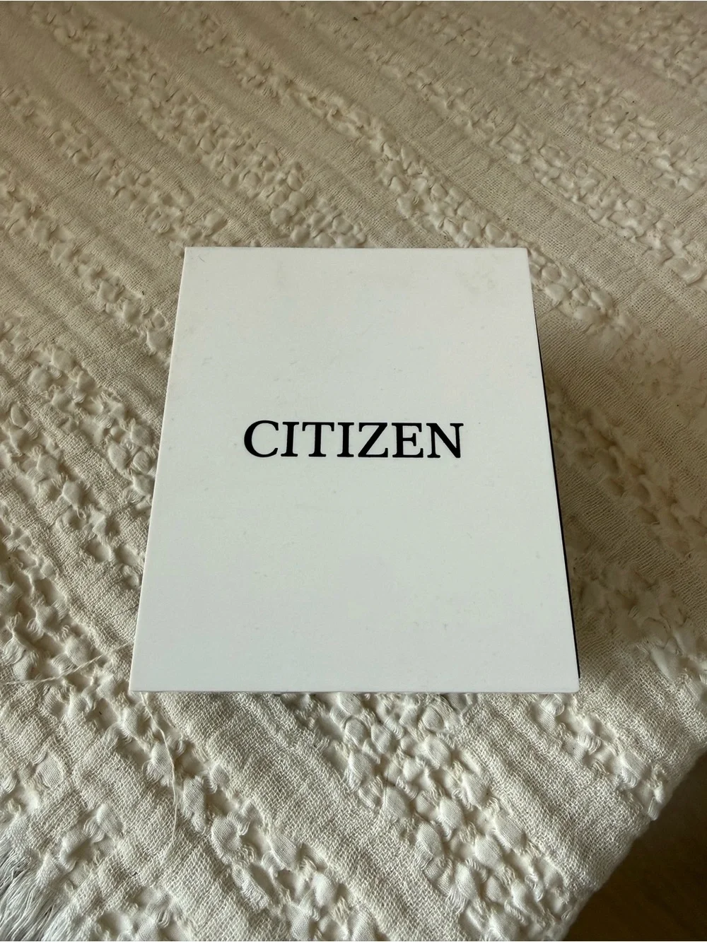 Citizen Gold-Tone Watch with Brown Leather Strap